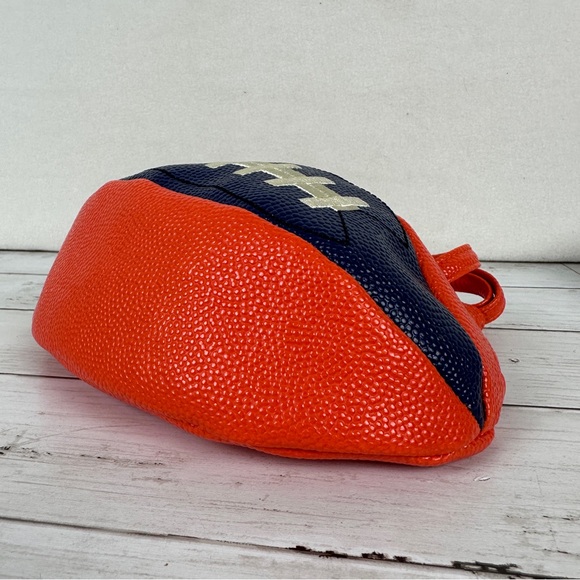 Virginia Cavaliers NCAA Football Shaped Crossbody Purse NWT College Fan Orange - Picture 6 of 11